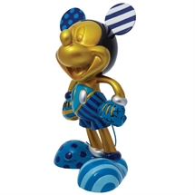 Disney by Britto - Mickey Blue and Gold